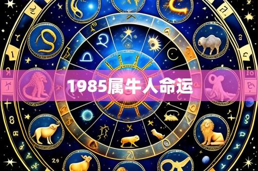 1985属牛人命运