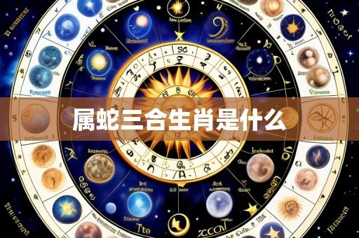 属蛇三合生肖是什么