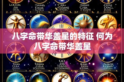 八字命带华盖星的特征 何为八字命带华盖星
