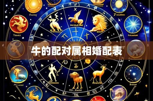 牛的配对属相婚配表