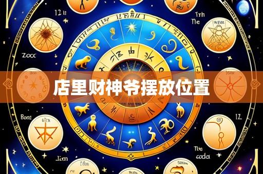 店里财神爷摆放位置