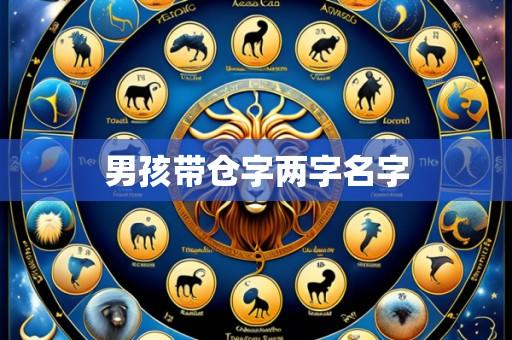 男孩带仓字两字名字