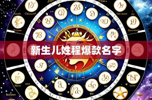 新生儿姓程爆款名字
