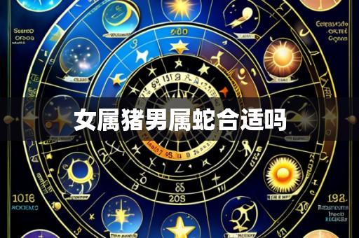 女属猪男属蛇合适吗