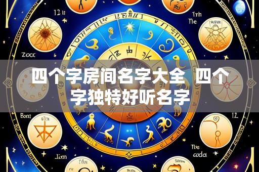 四个字房间名字大全 四个字独特好听名字