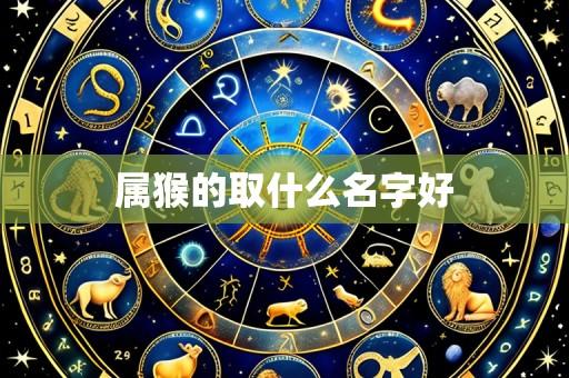 属猴的取什么名字好