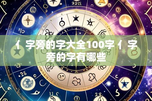 亻字旁的字大全100字 亻字旁的字有哪些