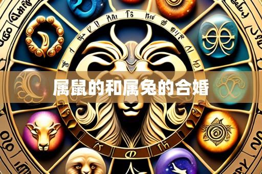 属鼠的和属兔的合婚