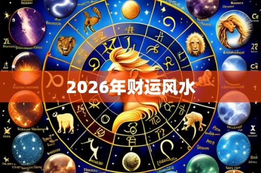 2026年财运风水