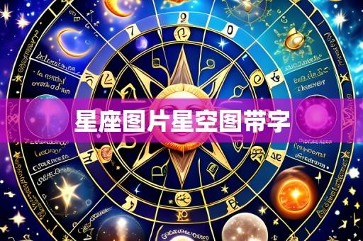 星座图片星空图带字