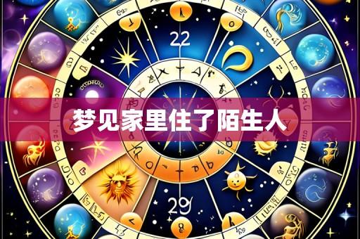 梦见家里住了陌生人
