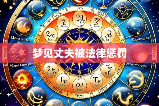 梦见丈夫被法律惩罚
