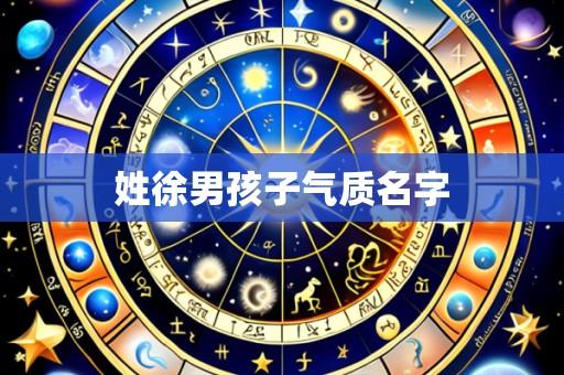 姓徐男孩子气质名字