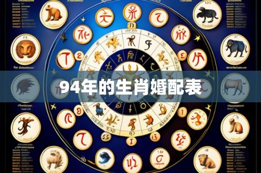 94年的生肖婚配表
