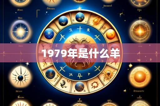 1979年是什么羊
