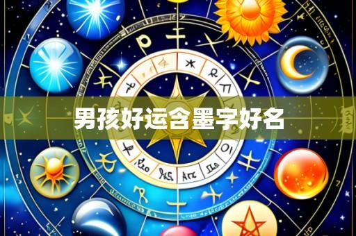 男孩好运含墨字好名