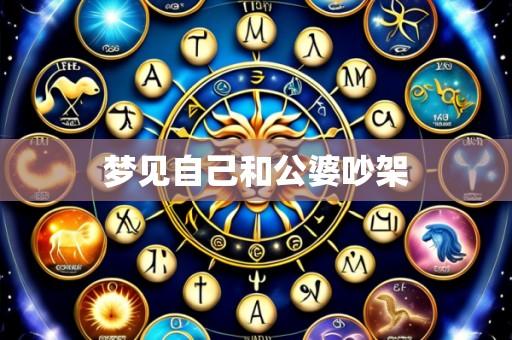 梦见自己和公婆吵架