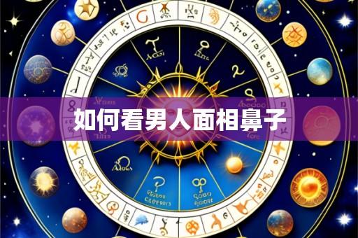 如何看男人面相鼻子