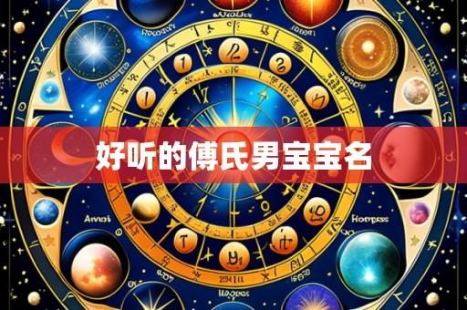 好听的傅氏男宝宝名