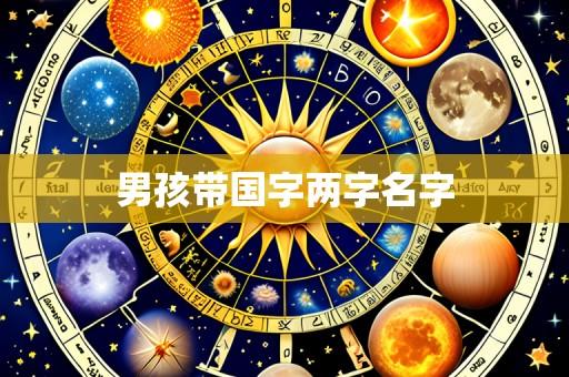 男孩带国字两字名字