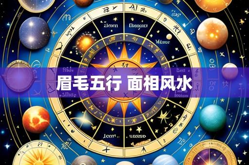 眉毛五行 面相风水