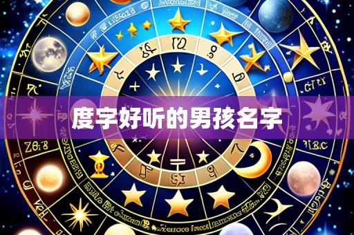 度字好听的男孩名字