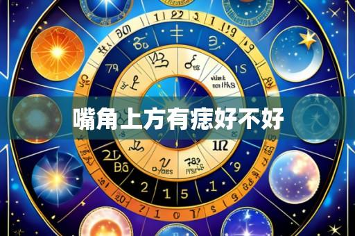 嘴角上方有痣好不好