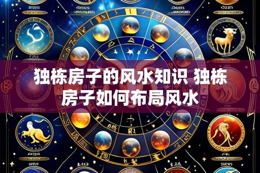 独栋房子的风水知识 独栋房子如何布局风水