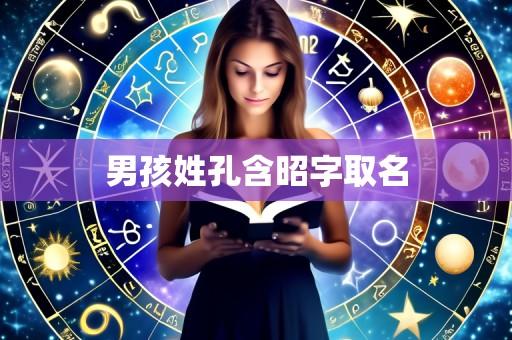男孩姓孔含昭字取名