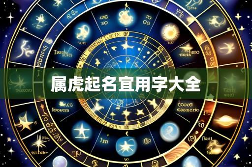 属虎起名宜用字大全