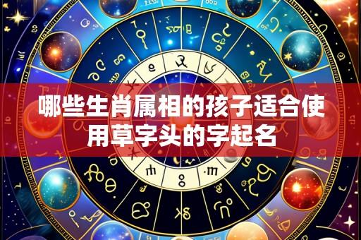 哪些生肖属相的孩子适合使用草字头的字起名
