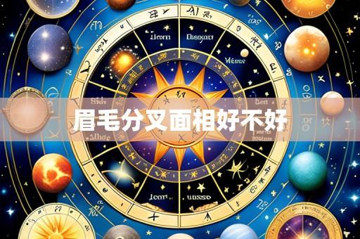 眉毛分叉面相好不好