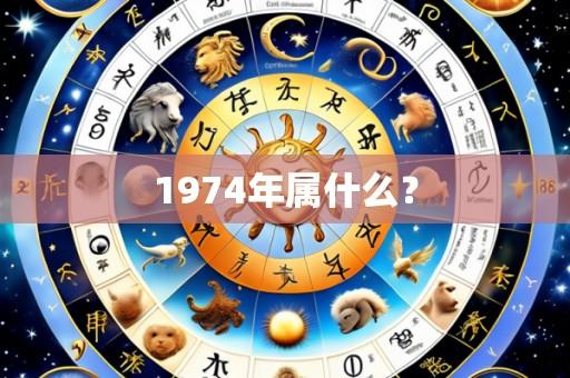 1974年属什么?