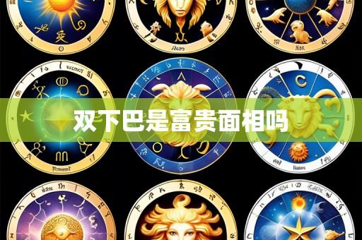 双下巴是富贵面相吗