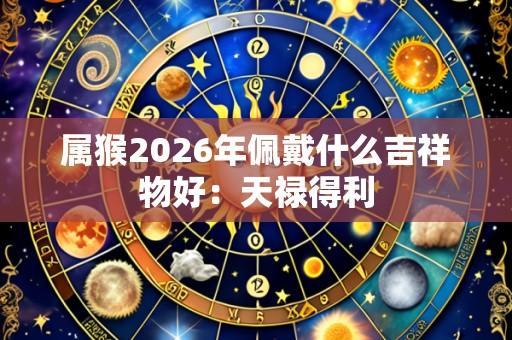 属猴2026年佩戴什么吉祥物好:天禄得利