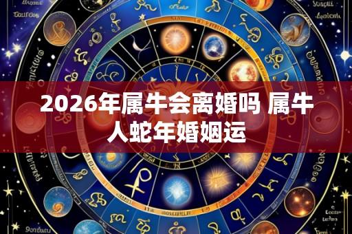 2026年属牛会离婚吗 属牛人蛇年婚姻运