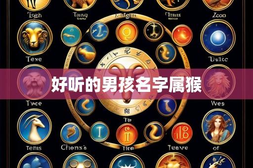 好听的男孩名字属猴