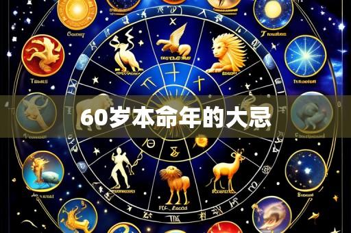 60岁本命年的大忌