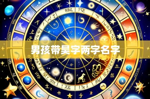 男孩带昊字两字名字