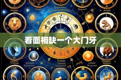 看面相缺一个大门牙