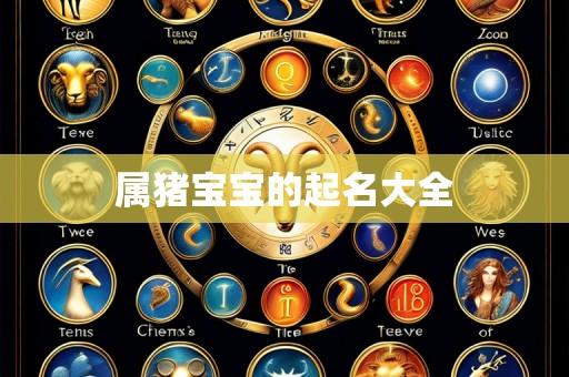 属猪宝宝的起名大全