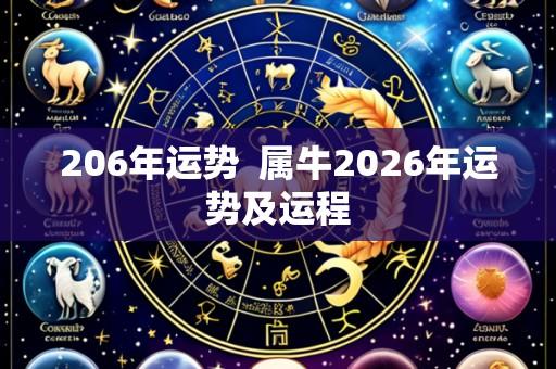 206年运势 属牛2026年运势及运程