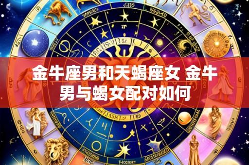 金牛座男和天蝎座女 金牛男与蝎女配对如何