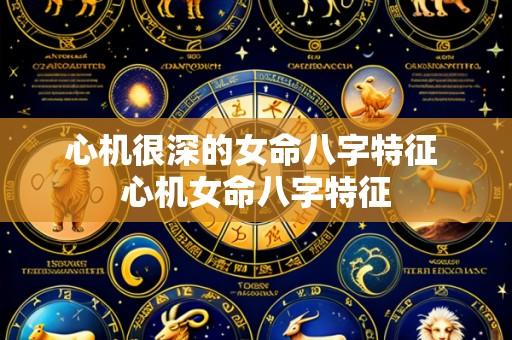 心机很深的女命八字特征 心机女命八字特征