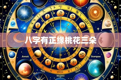 八字有正缘桃花三朵