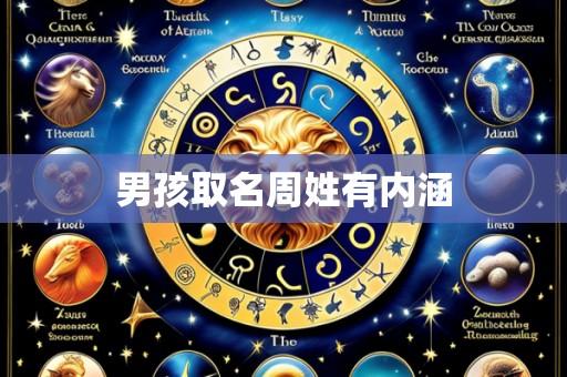 男孩取名周姓有内涵