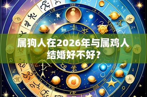 属狗人在2026年与属鸡人结婚好不好?