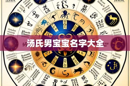 汤氏男宝宝名字大全