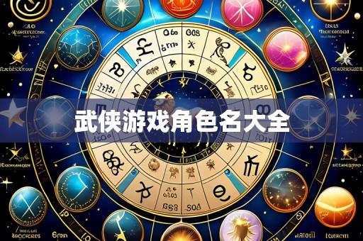 武侠游戏角色名大全