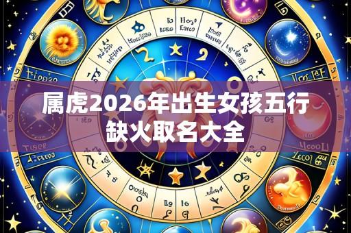 属虎2026年出生女孩五行缺火取名大全